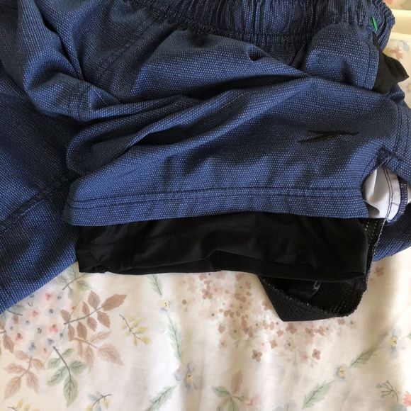 Speedo Swim Shorts Size M Blue GUC - Picture 6 of 6